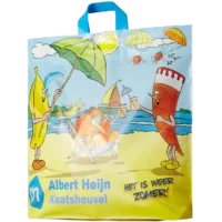 Plastic tassen met lushandvat