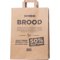 papieren Kraft tassen met plat handvat